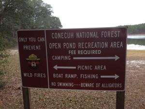 Here's a warning you don't see everyday at your average campground